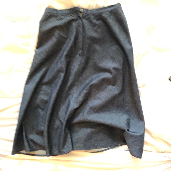 Theory Saminta Indigo skirt A-line Chambray size 0 - Picture 4 of 5